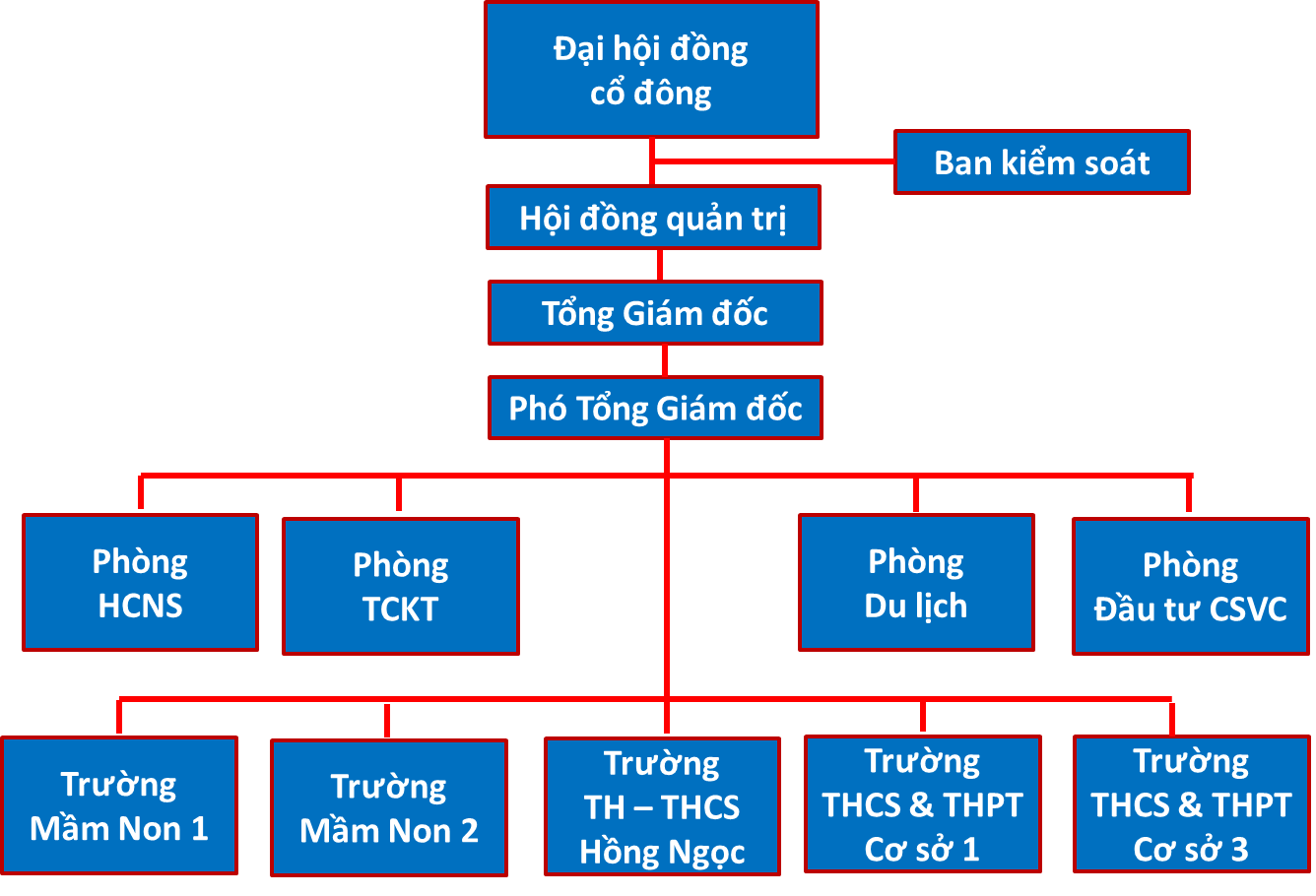 Sơ đồ tổ chức Trí Đức