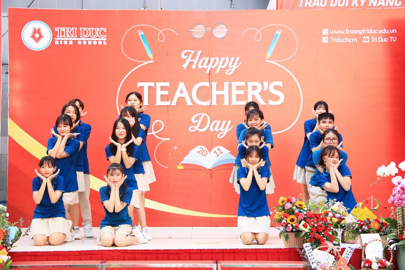 ngày nhà giáo việt nam 20-11-2020 tại trường trí đức quận tân phú tp hồ chí minh