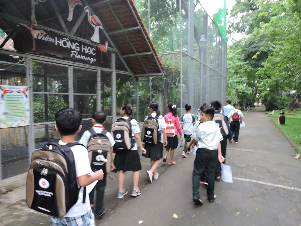 hoc tap thuc te tai thao cam vien - truong noi tru ban tru tri duc tphcm