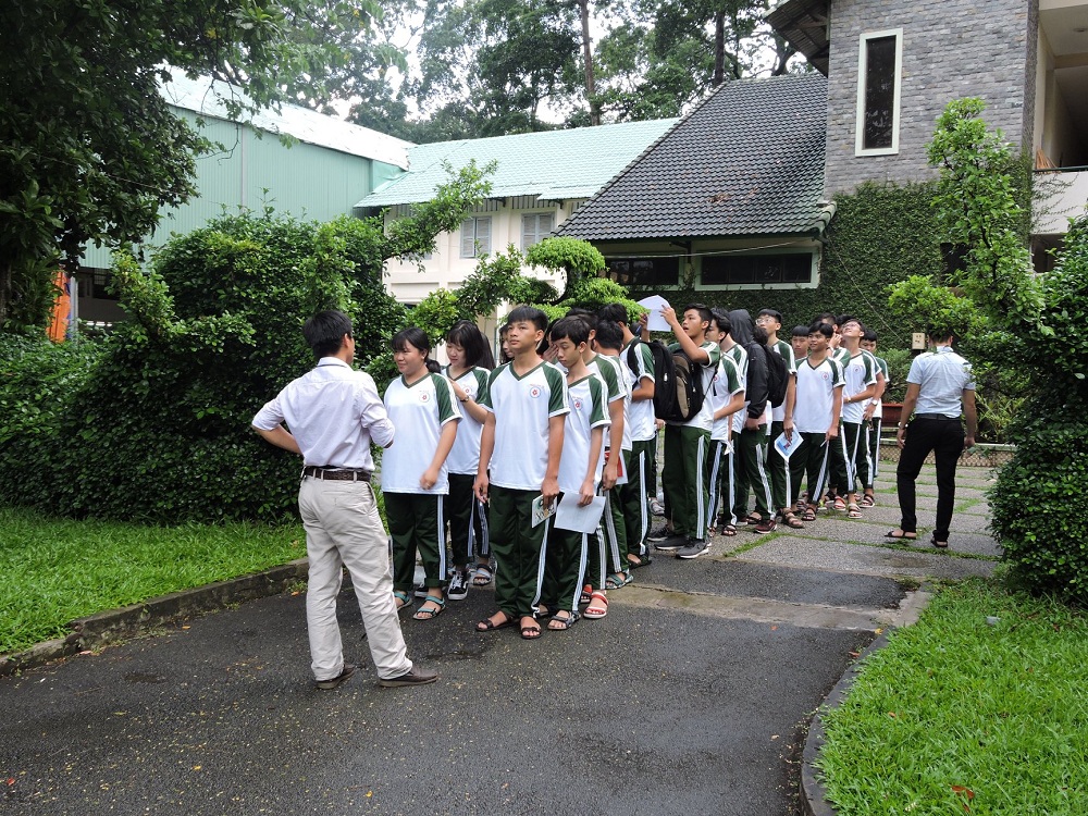 hoc tap thuc te tai thao cam vien - truong noi tru ban tru tri duc tphcm