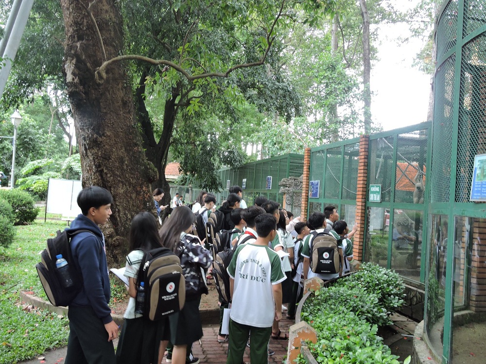 hoc tap thuc te tai thao cam vien - truong noi tru ban tru tri duc tphcm